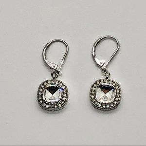 Lia Sophia cushion drop earrings